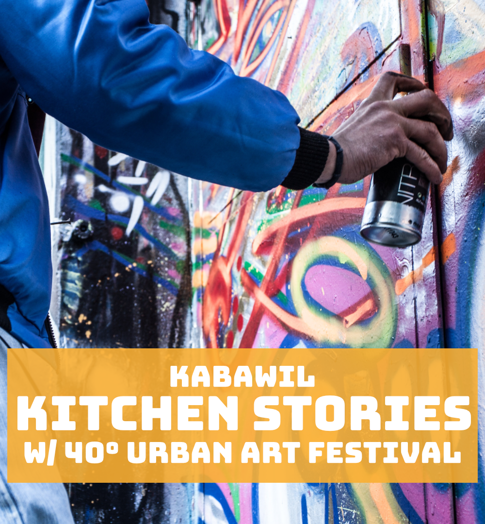 Flyer Kitchen Story mit 40 Grad Urban Art
